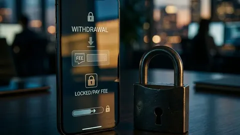 A smartphone beside a closed steel padlock, lit by an amber warning reflection
